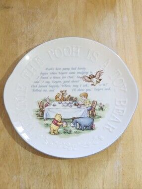 Disney Dream Collection Afternoon Tea Winnie the Pooh Collector Story Plate Tray